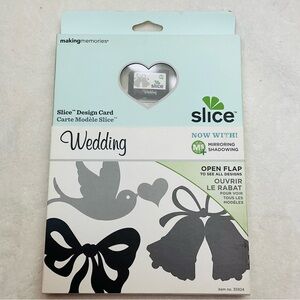 NIP MAKING MEMORIES 2010 Slice Wedding Design Card Scrapbooking Paper Crafting